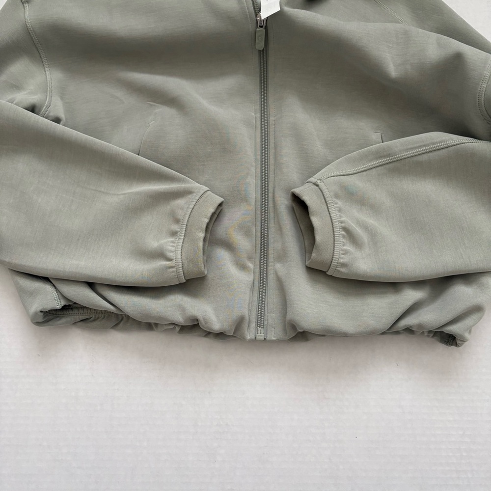 Lululemon Softstreme Full-Zip Hoodie Fog Green size 6 - Picture 4 of 5